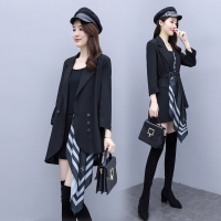 【COMEACROSS】2020年秋季小西装配丝带时尚西装女外套春秋装