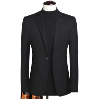 【COMEACROSS】新款男士高品质大码商务休闲单西青年版修身纯色西装外套男