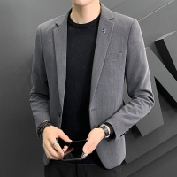 【COMEACROSS】休闲西服男士小西装单西韩版青年正装修身外套男上衣秋季