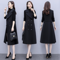 【COMEACROSS】2020秋季新款时尚简约纯色风衣马甲