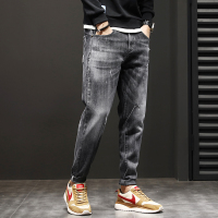 【HY&CO】2020牛仔裤男士潮牌修身小脚裤韩版潮流百搭秋款长裤