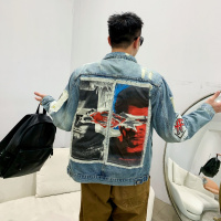 【HY&CO】2020新款日系欧美风牛仔夹克外套潮男牛仔衣