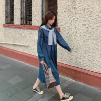 【秀衣记】2020秋季新款披肩连衣裙