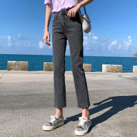 【秀衣记】D泫雅女九分牛仔裤