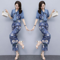 【COMEACROSS】简约时尚潮流套装套裙短袖2020年夏季个性优雅气质