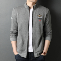 【COMEACROSS】2020秋季新款男士时尚简约开衫卫衣