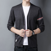 【COMEACROSS】2020秋冬新款男士开衫毛衣线衫简约针织衫