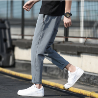 【铂瑟】裤子男士韩版潮流大码运动裤九分裤宽松百搭休闲长裤8636G