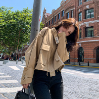 【秀衣记】9月新宽松短款百搭风衣