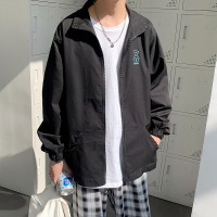 【秀衣记】秋季新款港风宽松版立领夹克男小熊印花外套上衣