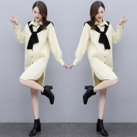 【铂瑟】时尚长款衬衫+披肩套装