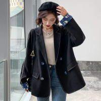 【秀衣记】2020年秋季设计自主图袖口拼接小西装