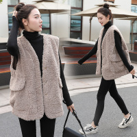 【秀衣记】时尚优雅潮流气质马夹2020年冬季无袖个性纯色休闲