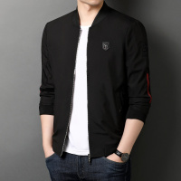 【铂瑟】棒球领休闲夹克气质简约潮流百搭男外套秋秋装