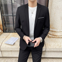 【铂瑟】有双扣西服男青年正装单西外套韩版商务休闲西装