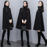 【铂瑟】2020秋冬新款宽松显瘦廓形毛呢大衣