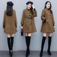 【铂瑟】2020冬羊羔毛斗篷新款收腰显瘦短外套