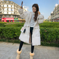 【COMEACROSS】棉衣棉服连帽拉链2020年冬季长袖中长款时尚常规配仿真毛领