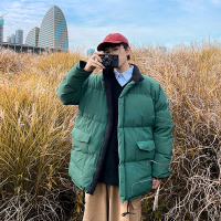 【COMEACROSS】2020秋冬男士情侣款棉衣男装棉服外套宽松港风加厚棉衣