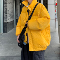 【COMEACROSS】7色亮面星空PU皮情侣面包服男女棉衣