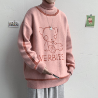 【HY&CO】高领中性情侣宽松ins潮流男女针织毛衣