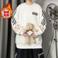 【HY&CO】秋冬薄厚链接港风摇粒绒宽松抓绒卫衣男