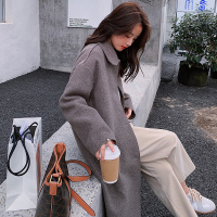 【HY&CO】赫本风高档梯字格新款宽松加厚毛呢