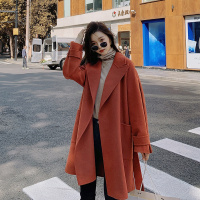 【HY&CO】新款中长款夹棉加厚呢子大衣