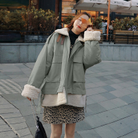 【HY&CO】2020冬高品质羊羔毛内胆工装棉衣派克服宽松版型可盐可甜派克服