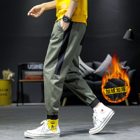 【COMEACROSS】秋装沙发黑色哈伦裤运动裤加绒