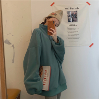 【秀衣记】2020新款秋冬纯色经典立领摇粒绒保暖卫衣绒衫上衣女