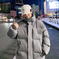 【HY&CO】图冬季港风网红ins潮牌立领反光棉衣外套男女