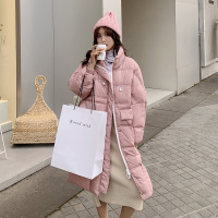 【HY&CO】新款纯色百搭宽松韩版面包服棉服粉