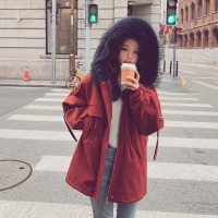 【COMEACROSS】新款兔毛内胆派克棉服