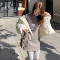 【HY&CO】2020年三色羊羔毛拼接棉服