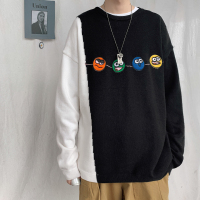 【秀衣记】2020INS秋冬毛衣宽松针织衫港风宽松男情侣