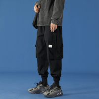 【秀衣记】2020秋冬港风工装裤束脚潮多口袋机能休闲裤潮男裤