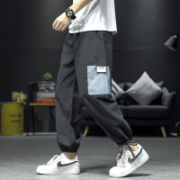 【秀衣记】沙发墙日系大码休闲裤哈伦裤工装裤长裤