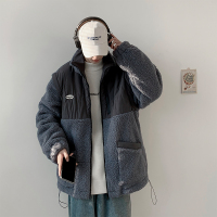 【秀衣记】港风可脱卸袖子马甲棉服双十二羊羔毛棉衣加厚外套