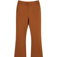 马克华菲女装2019夏季新款简约纯色口袋设计休闲九分裤