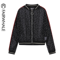 马克华菲女装2019秋薄款外套女短裤秋季外套