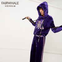 2019秋bf套装女两件套森女系套装接头风运动休闲套装