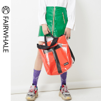 马克华菲女装2020春糖果色半身裙短裙a字包臀裙高腰拉链裙子