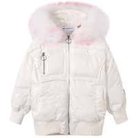 马克华菲女装羽绒服短款2019冬装大毛领加厚鹅绒服外套