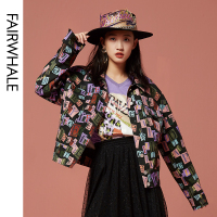 马克华菲女装2020春短款外套女工装风街头风外套夹克商场直发