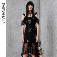 马克华菲女装2020年春夏新款御姐套装轻熟风显瘦两件套黑色套装裙