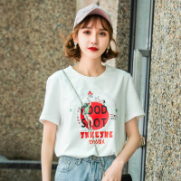 马克华菲女装白色T恤2020新款夏季短袖女ins潮流时尚洋气chic上衣