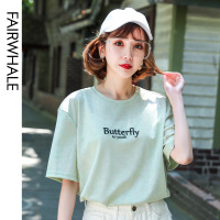 马克华菲女装糖果色短袖T恤女ins潮2020新款夏季时尚chic上衣