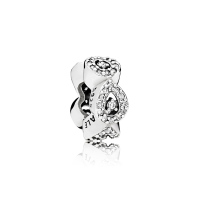 PANDORA潘多拉 层叠魅力 925银小串饰 796270CZ 银色