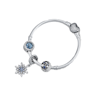 PANDORA潘多拉925银手链凝霜掠影成品手链 ZH-010